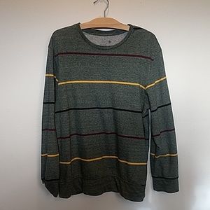 !HP! Top green multicolored stripe: Artsy Hamptons